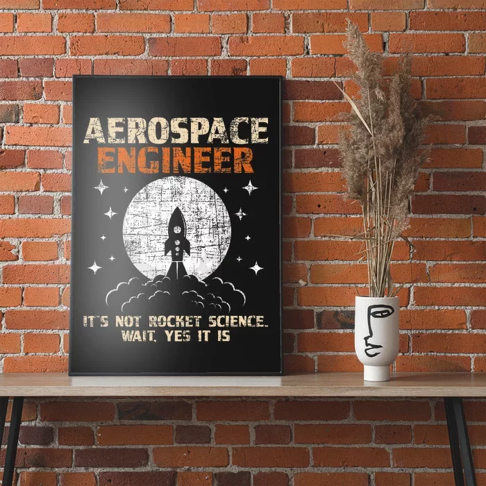 Aerospace Engineer Aeronautical Engineering Aviation Lover Poster