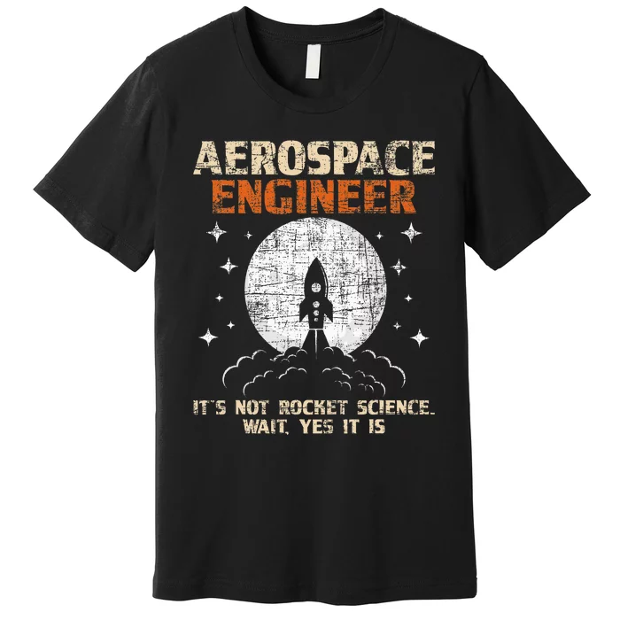 Aerospace Engineer Aeronautical Engineering Aviation Lover Premium T-Shirt