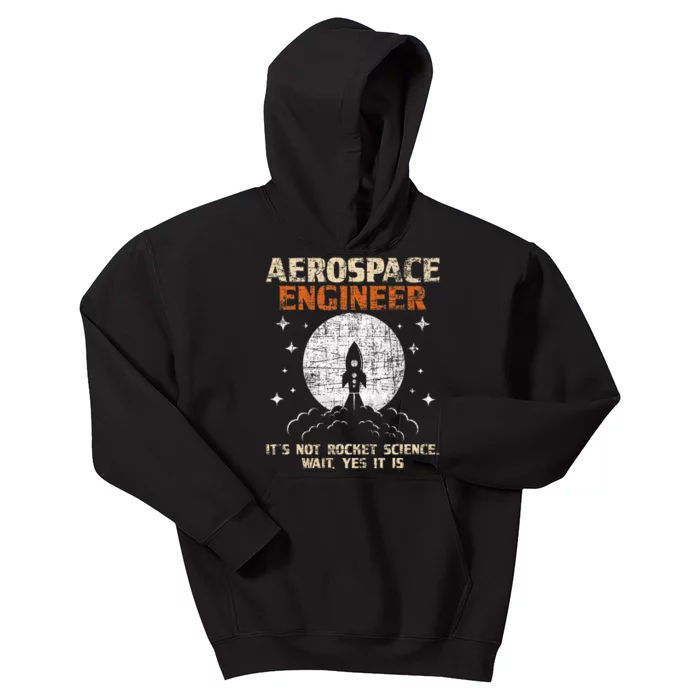 Aerospace Engineer Aeronautical Engineering Aviation Lover Kids Hoodie