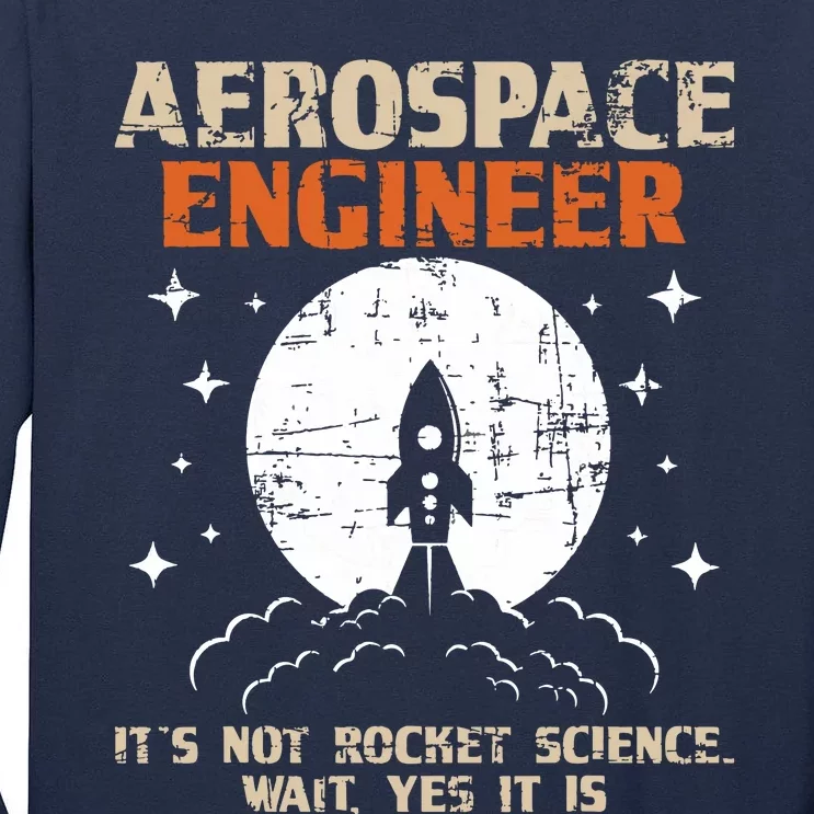 Aerospace Engineer Aeronautical Engineering Aviation Lover Tall Long Sleeve T-Shirt