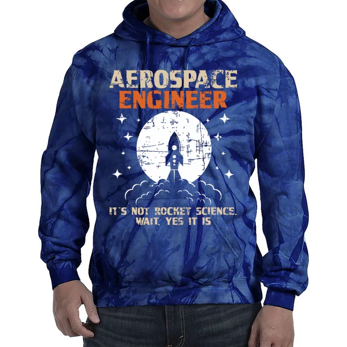 Aerospace Engineer Aeronautical Engineering Aviation Lover Tie Dye Hoodie