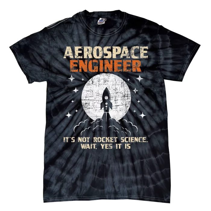 Aerospace Engineer Aeronautical Engineering Aviation Lover Tie-Dye T-Shirt