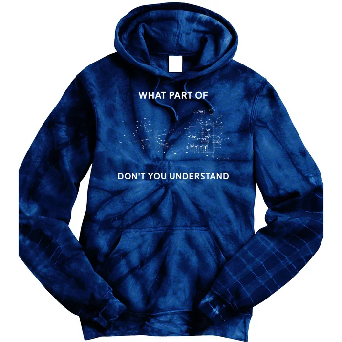 Aerospace Engineering Aerospace Engineer Tie Dye Hoodie