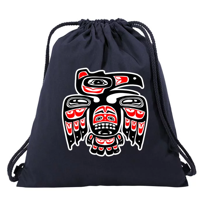 Alaskan Eagle Drawstring Bag