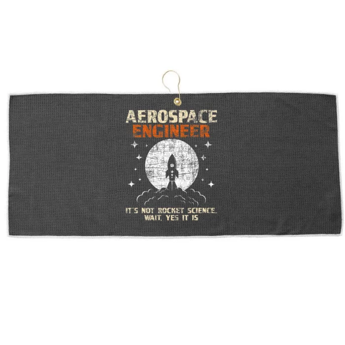 Aerospace Engineer Aeronautical Engineering Aviation Lover Large Microfiber Waffle Golf Towel