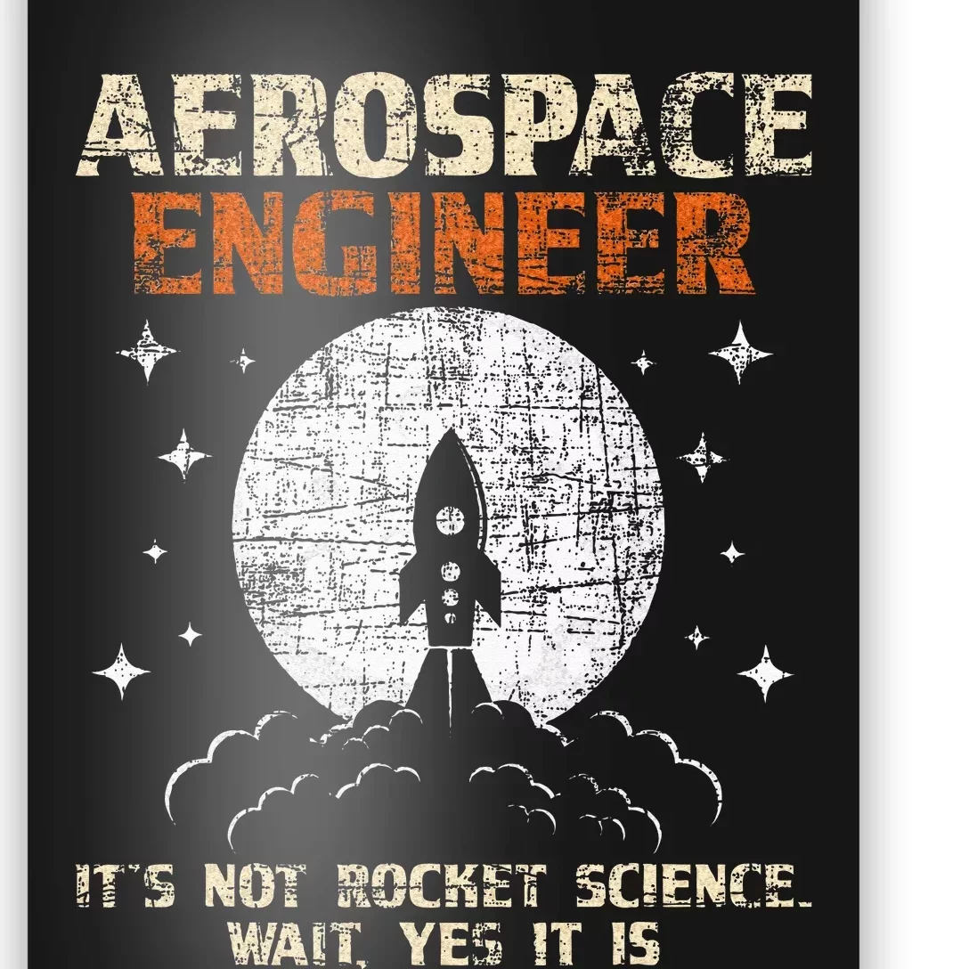 Aerospace Engineer Aeronautical Engineering Aviation Lover Poster