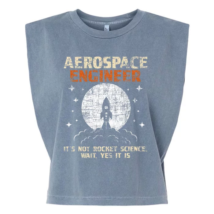 Aerospace Engineer Aeronautical Engineering Aviation Lover Garment-Dyed Women's Muscle Tee