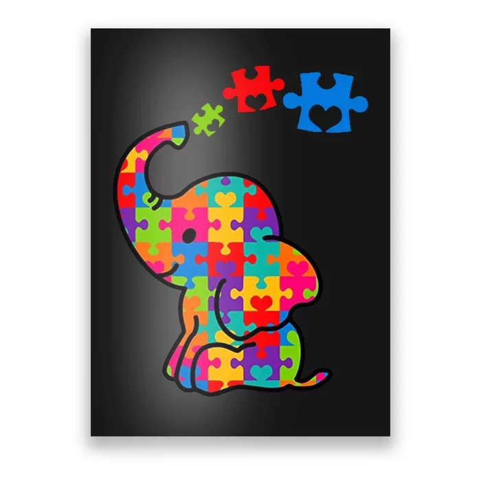 Autism Elephant Poster