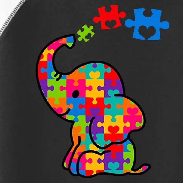 Autism Elephant Toddler Fine Jersey T-Shirt