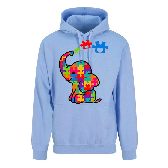 Autism Elephant Unisex Surf Hoodie