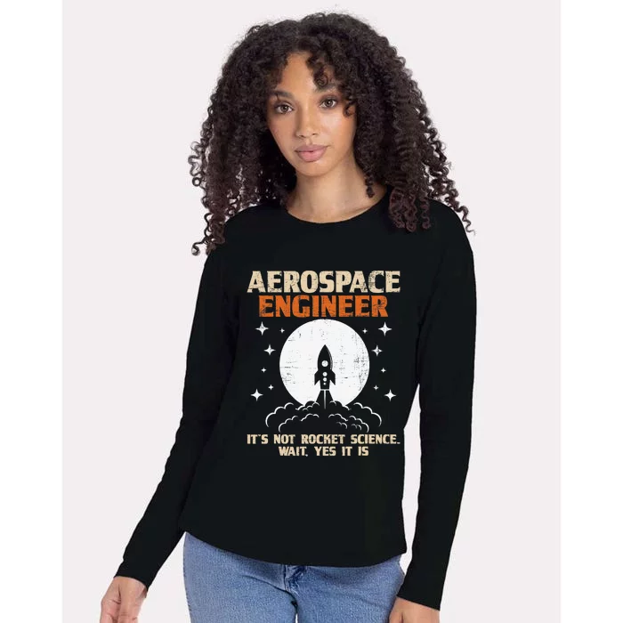 Aerospace Engineer Aeronautical Engineering Aviation Lover Womens Cotton Relaxed Long Sleeve T-Shirt