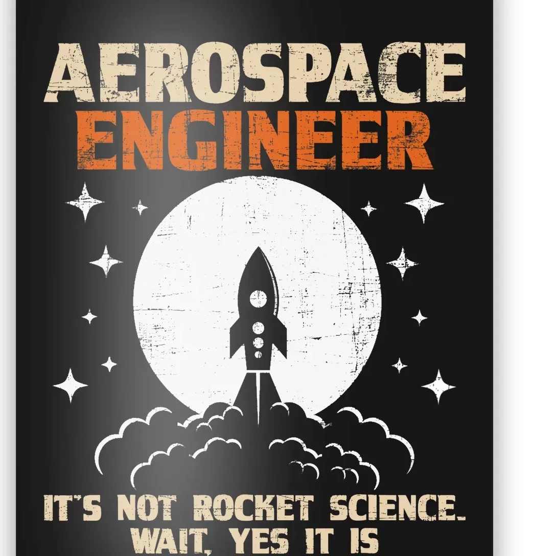 Aerospace Engineer Aeronautical Engineering Aviation Lover Poster