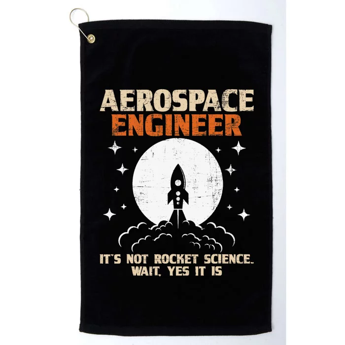 Aerospace Engineer Aeronautical Engineering Aviation Lover Platinum Collection Golf Towel