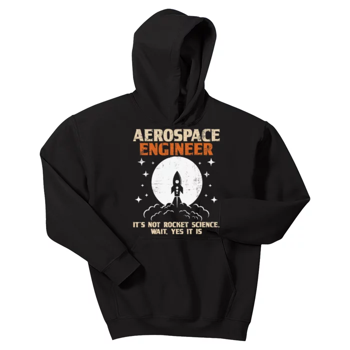 Aerospace Engineer Aeronautical Engineering Aviation Lover Kids Hoodie