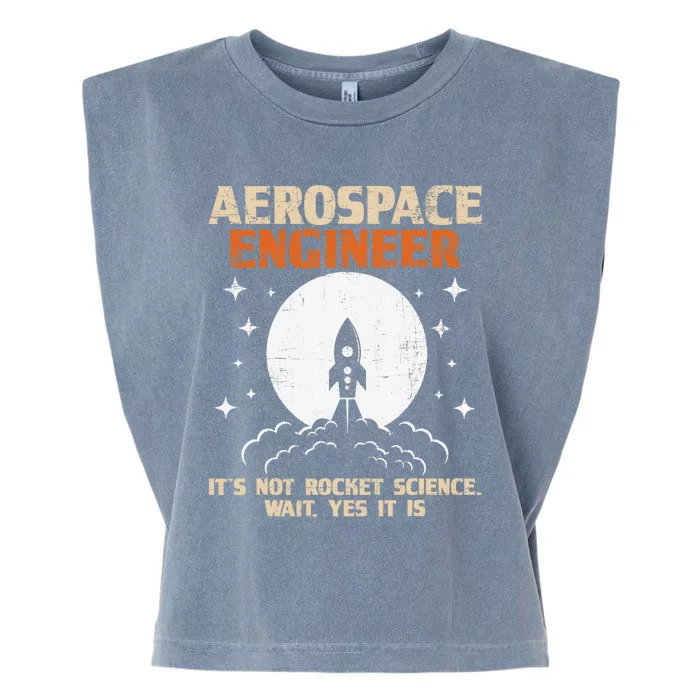 Aerospace Engineer Aeronautical Engineering Aviation Lover Garment-Dyed Women's Muscle Tee