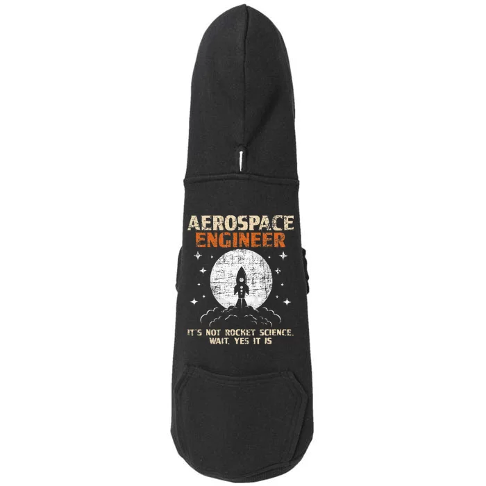 Aerospace Engineer Aeronautical Engineering Aviation Lover Doggie 3-End Fleece Hoodie