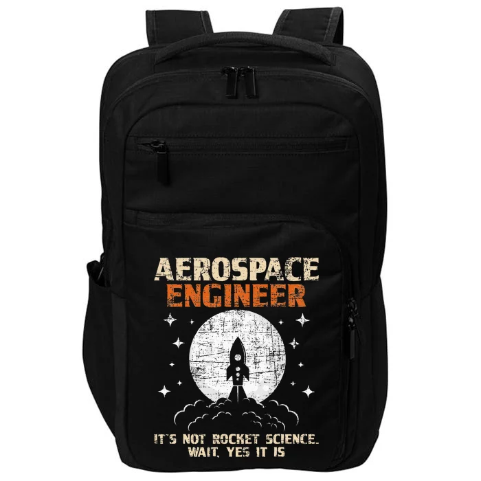 Aerospace Engineer Aeronautical Engineering Aviation Lover Impact Tech Backpack