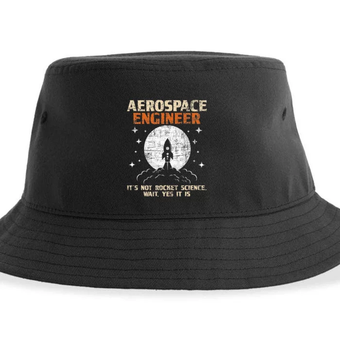 Aerospace Engineer Aeronautical Engineering Aviation Lover Sustainable Bucket Hat