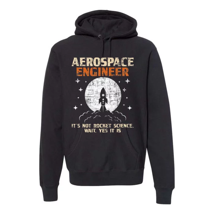 Aerospace Engineer Aeronautical Engineering Aviation Lover Premium Hoodie