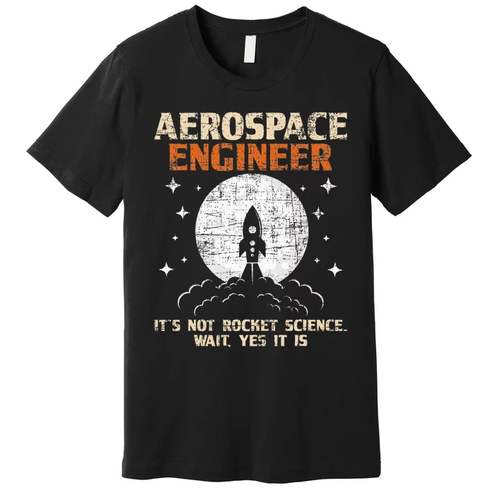 Aerospace Engineer Aeronautical Engineering Aviation Lover Premium T-Shirt