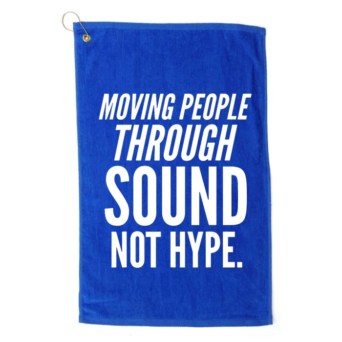 Audio Engineer Platinum Collection Golf Towel