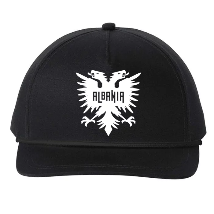 Albanian Eagle Snapback Five-Panel Rope Hat