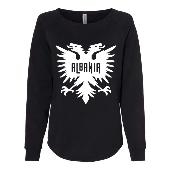 Albanian Eagle Womens California Wash Sweatshirt