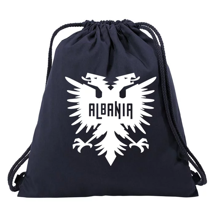 Albanian Eagle Drawstring Bag