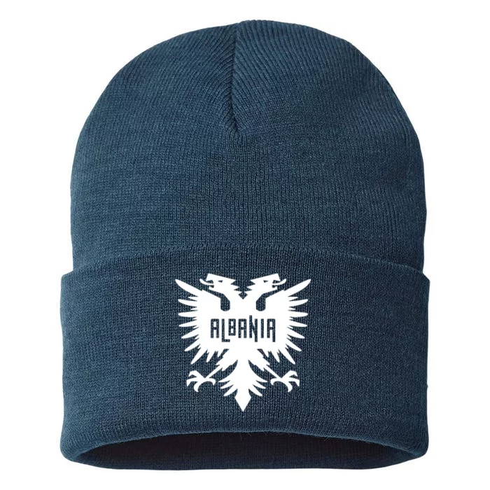 Albanian Eagle Sustainable Knit Beanie