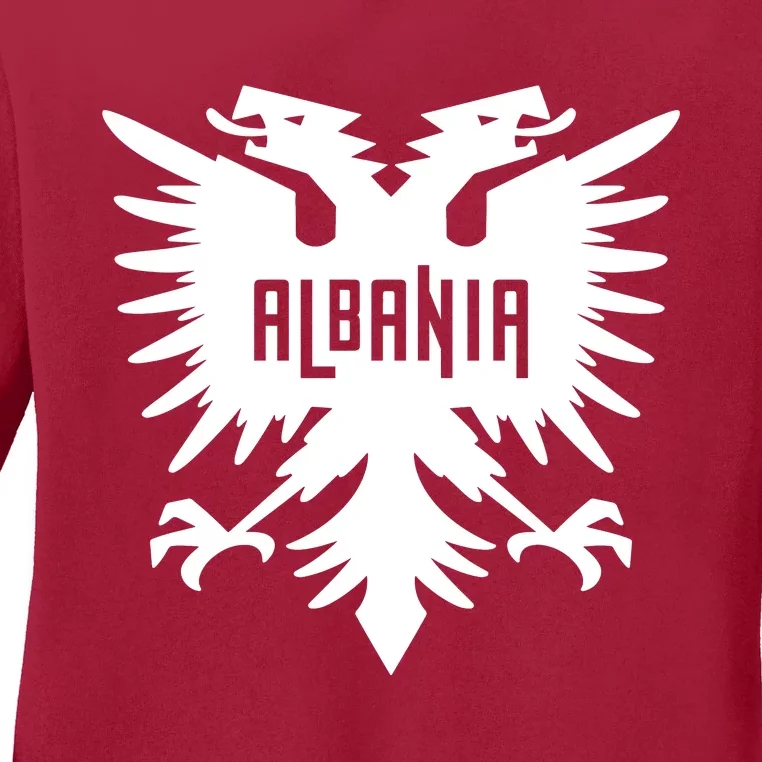 Albanian Eagle Ladies Long Sleeve Shirt