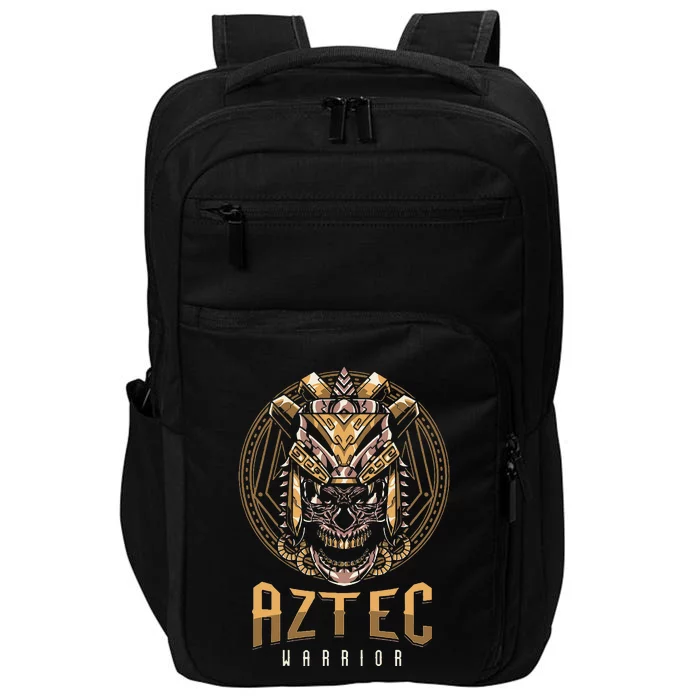 Ancient Ethnic Aztec Warrior Skull People Civilization Gift Impact Tech Backpack