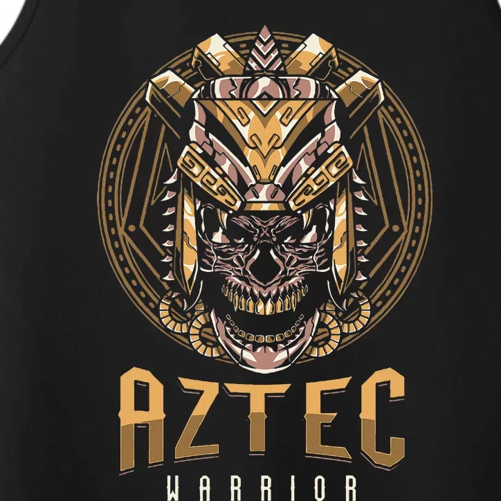 Ancient Ethnic Aztec Warrior Skull People Civilization Gift Performance Tank