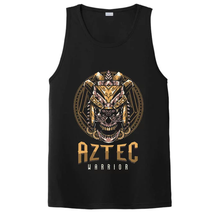 Ancient Ethnic Aztec Warrior Skull People Civilization Gift Performance Tank