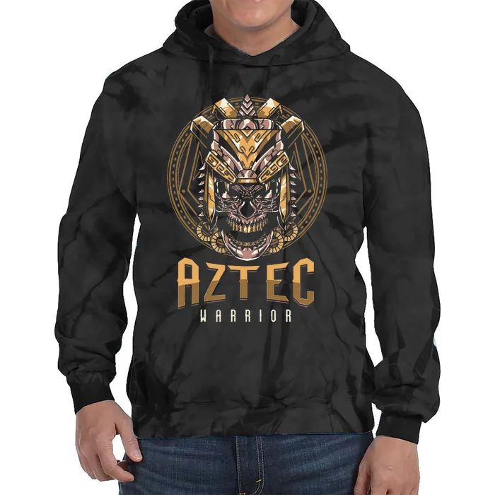 Ancient Ethnic Aztec Warrior Skull People Civilization Gift Tie Dye Hoodie