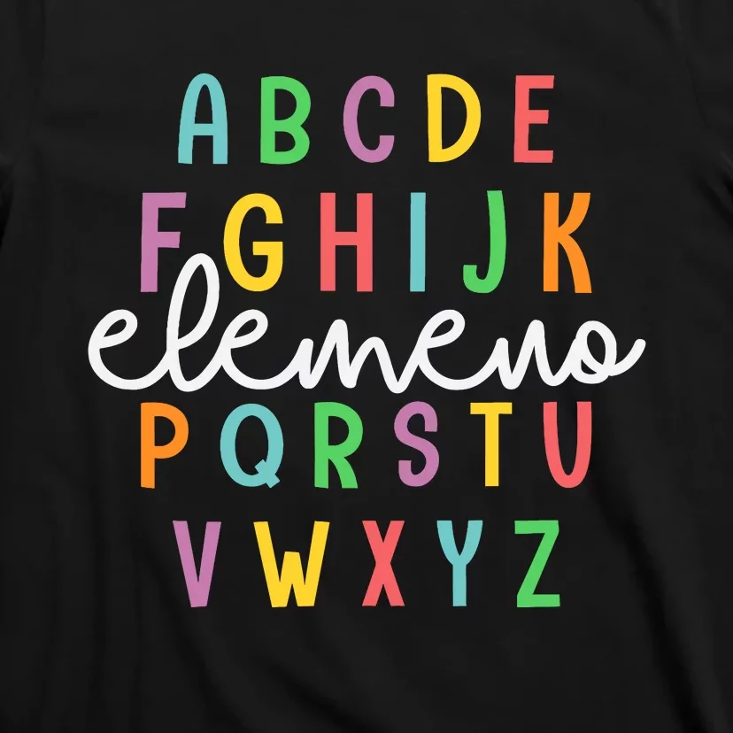 Abc Elemeno Alphabet Kindergarten Teachers Back To School T-Shirt