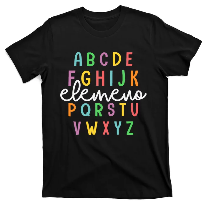 Abc Elemeno Alphabet Kindergarten Teachers Back To School T-Shirt