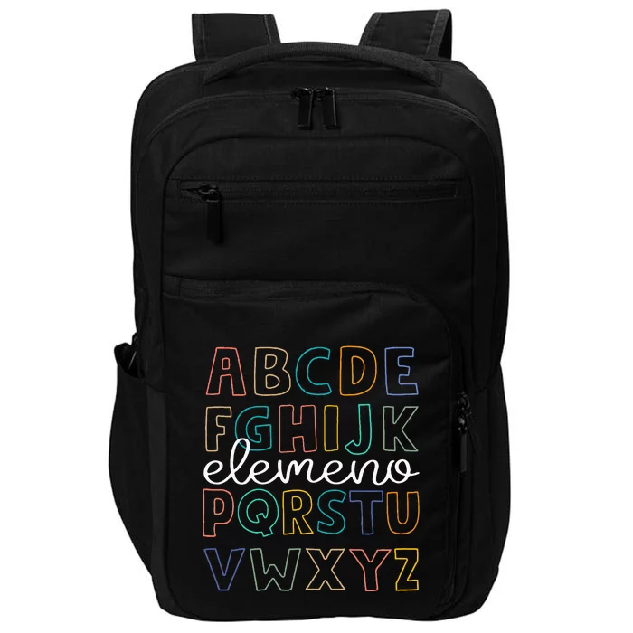 Abc Elemeno Alphabet Kindergarten Teachers Impact Tech Backpack