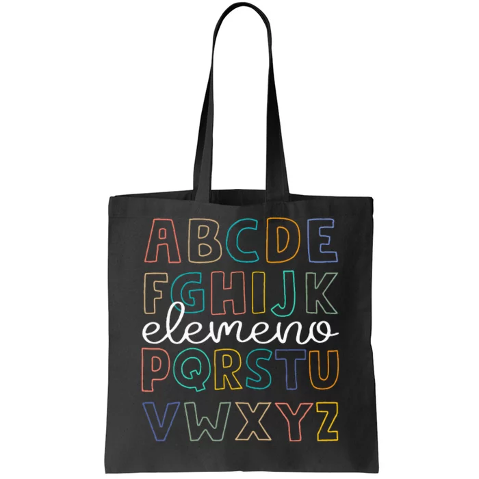 Abc Elemeno Alphabet Kindergarten Teachers Tote Bag