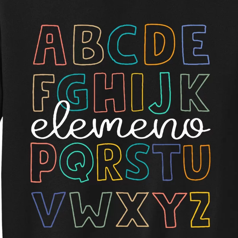 Abc Elemeno Alphabet Kindergarten Teachers Tall Sweatshirt