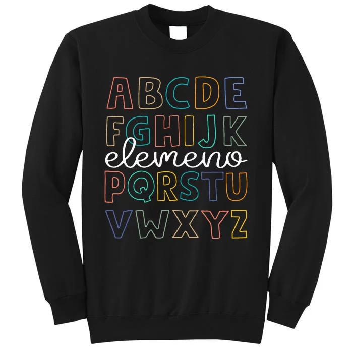 Abc Elemeno Alphabet Kindergarten Teachers Tall Sweatshirt