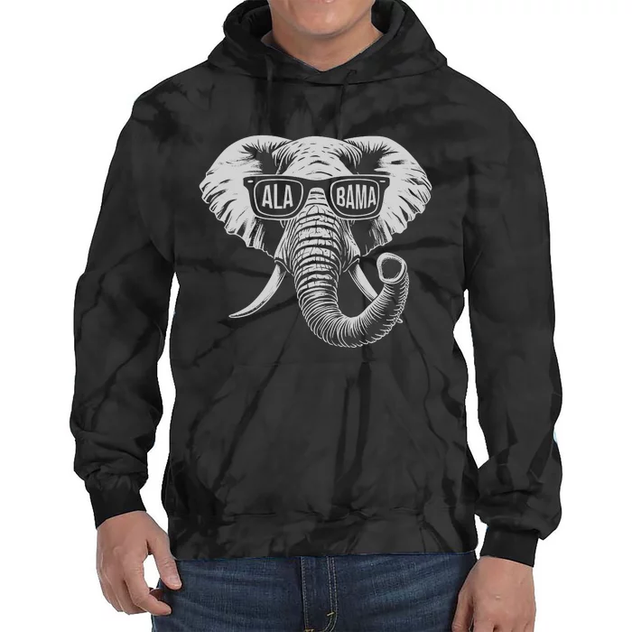 Alabama Elephant Tie Dye Hoodie