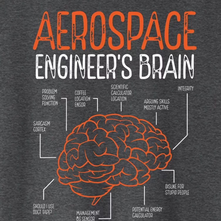 Aerospace Engineering Brain For Aerospace Engineer Women's Crop Top Tee