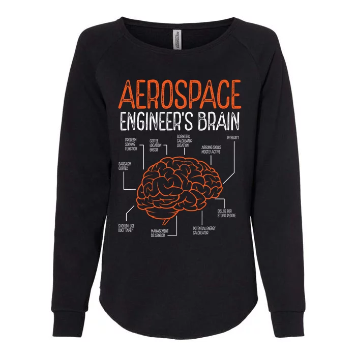 Aerospace Engineering Brain For Aerospace Engineer Womens California Wash Sweatshirt