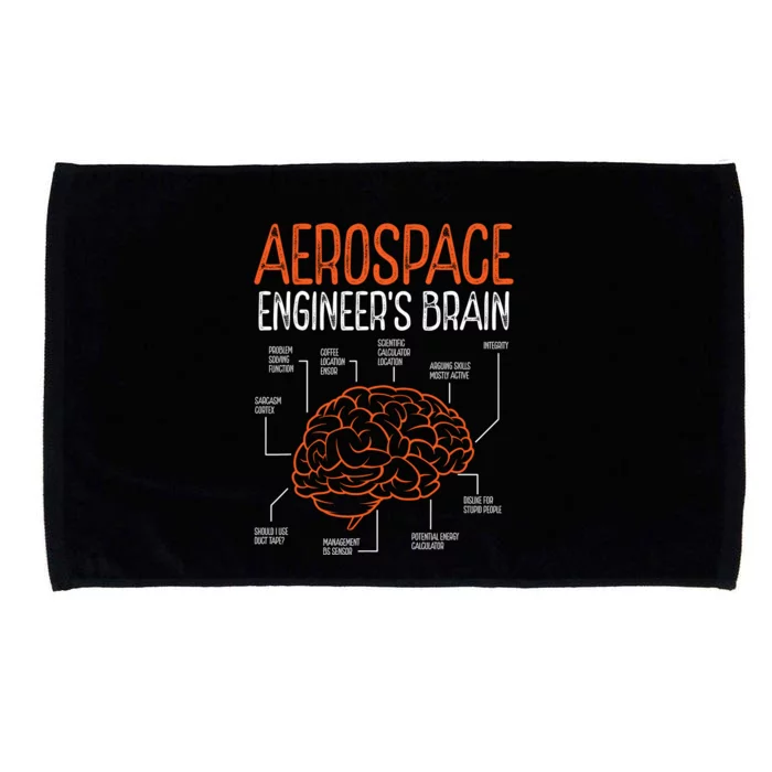 Aerospace Engineering Brain For Aerospace Engineer Microfiber Hand Towel