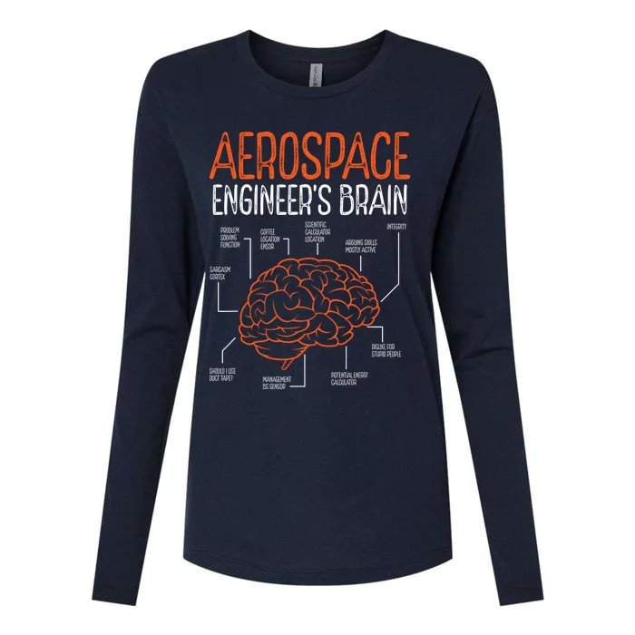 Aerospace Engineering Brain For Aerospace Engineer Womens Cotton Relaxed Long Sleeve T-Shirt