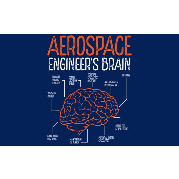 Aerospace Engineering Brain For Aerospace Engineer Bumper Sticker