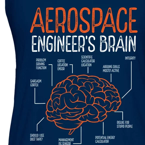 Aerospace Engineering Brain For Aerospace Engineer Ladies Essential Flowy Tank