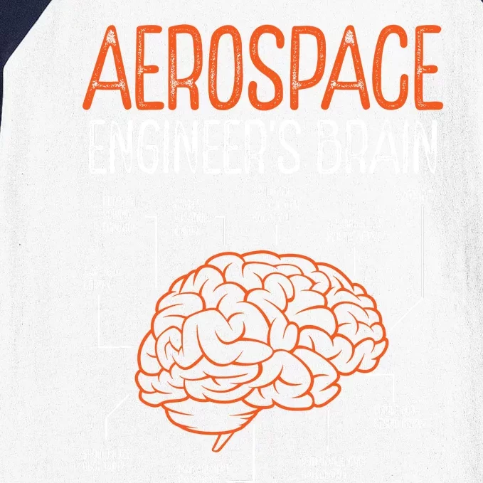 Aerospace Engineering Brain For Aerospace Engineer Baseball Sleeve Shirt