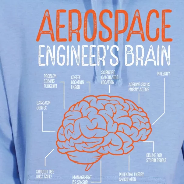 Aerospace Engineering Brain For Aerospace Engineer Unisex Surf Hoodie