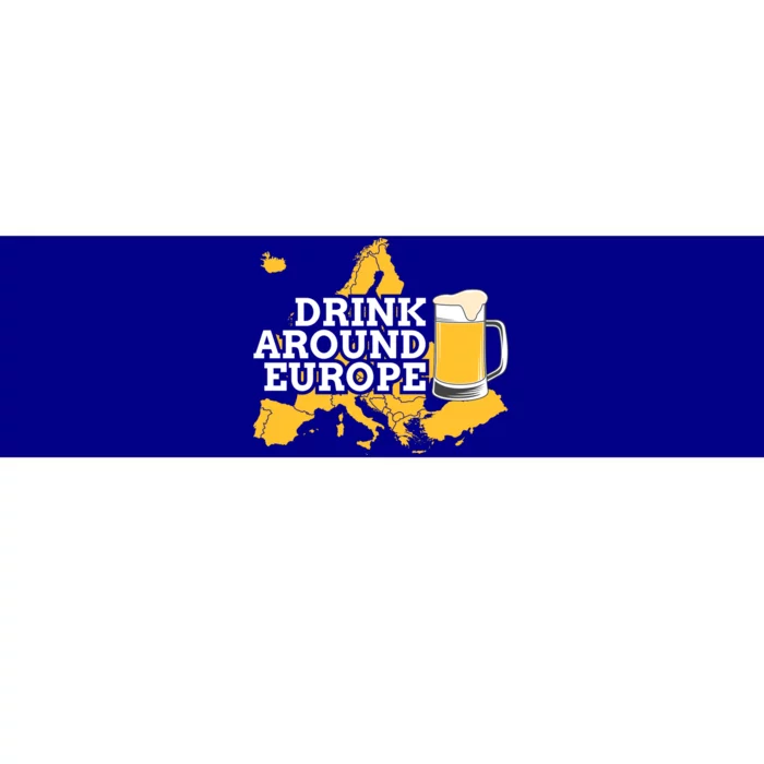 Around Europe Beer Lover Meaningful Gift Bumper Sticker